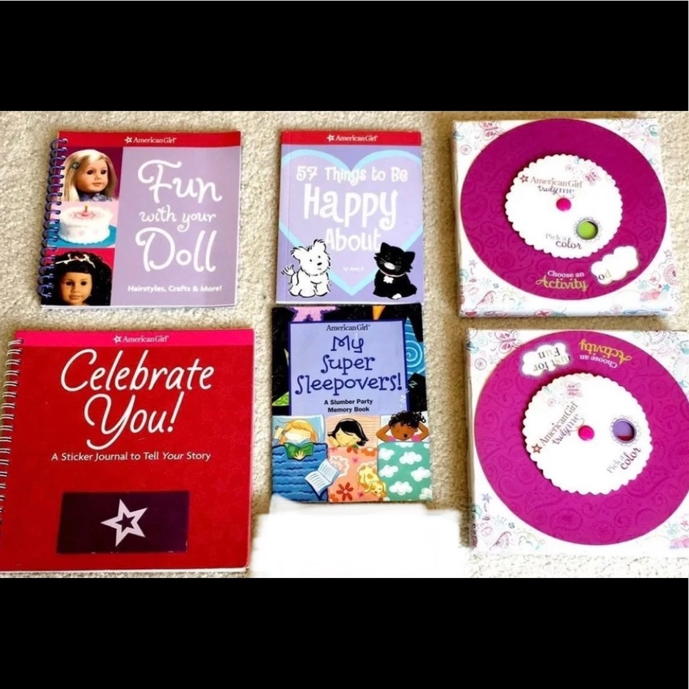 American Girl Books, Activity Kits and Notebook